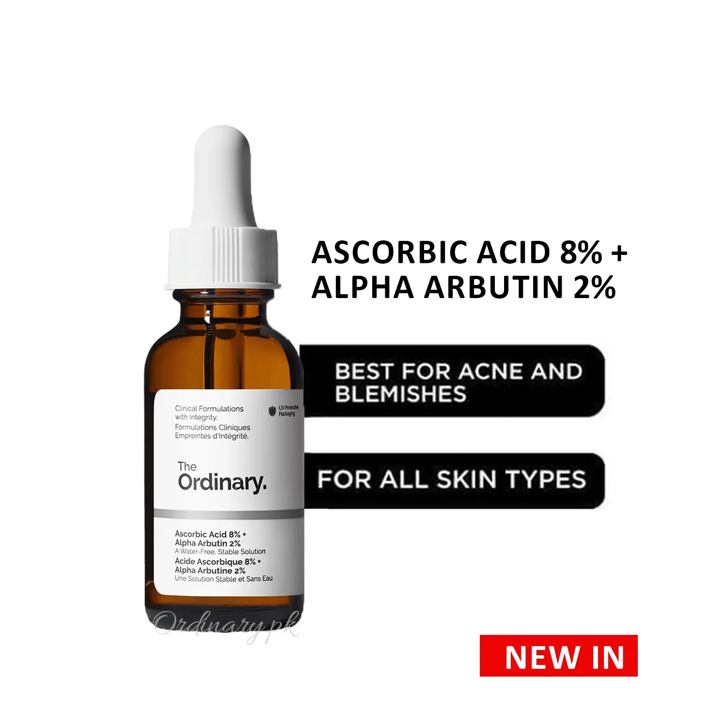 The Ordinary Ascorbic Acid 8% + Alpha Arbutin 2% Serum