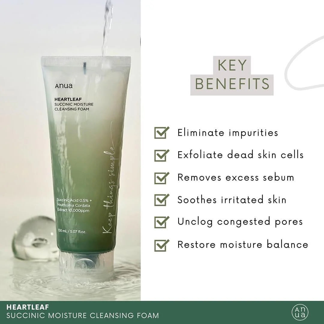 ANUA Heartleaf Pore Deep Cleansing Foam